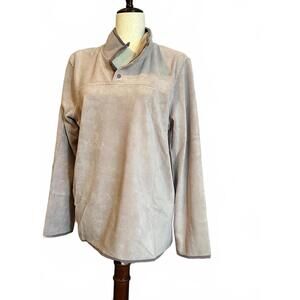 32 Degrees Heat Lavender Fleece Pullover Jacket NWT L